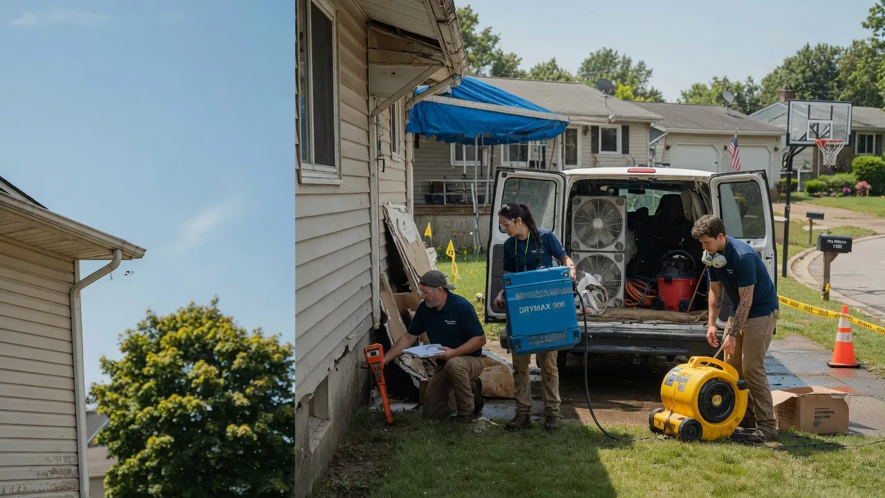 Ceiling Leak Cleanup in Worthington, OH near me