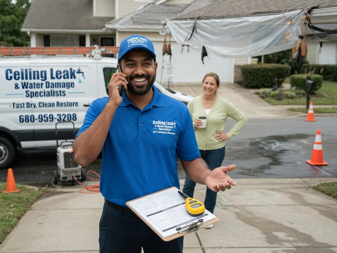 Ceiling Leak Cleanup Worthington, OH FAQs